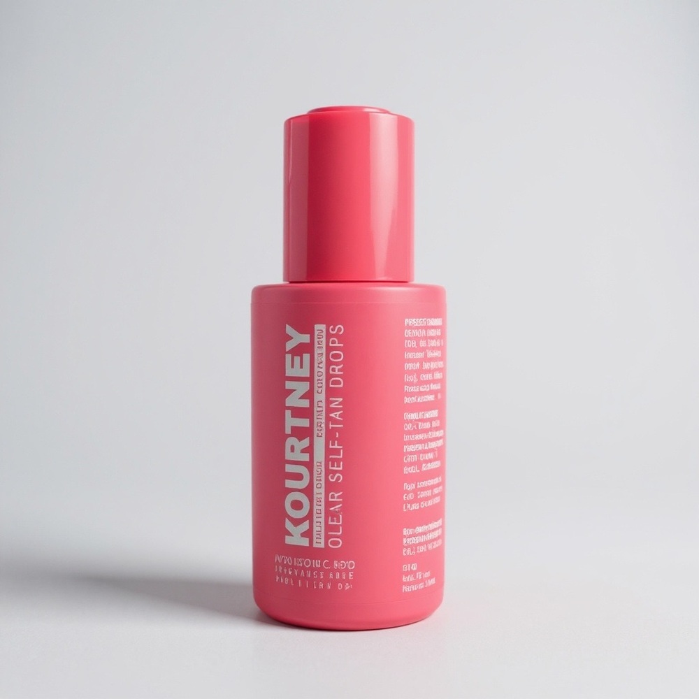 Kourtney Kellar Clear Self-Tan Drops New Sealed Face & Body Tanner